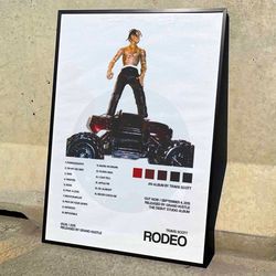 travis scott rodeo album cover poster 2 deluxe