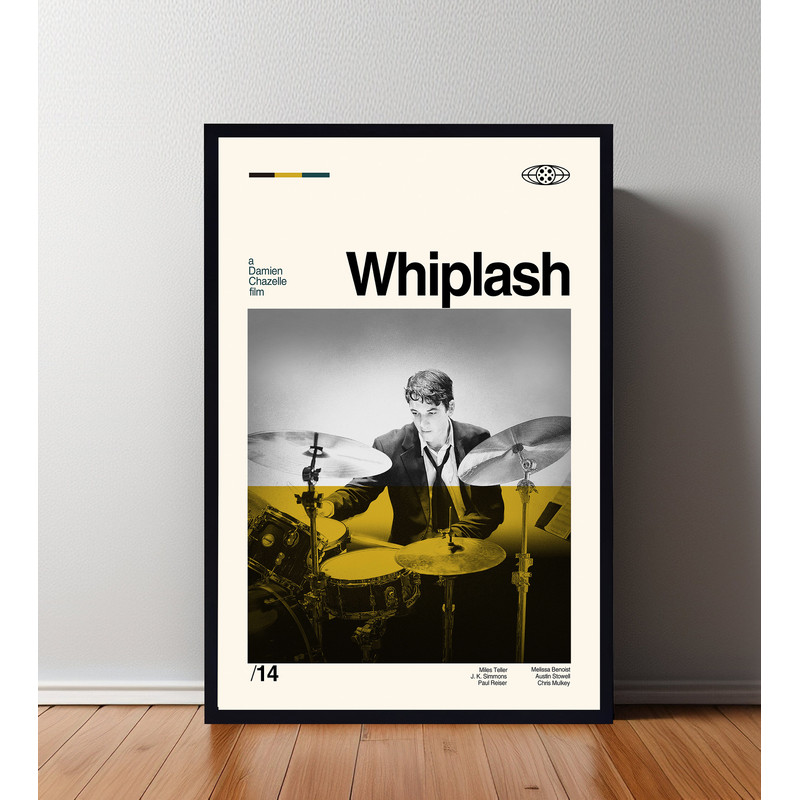 Whiplash Poster, Whiplash Print, Movie Poster, Minimalist Poster, Minimalist Wall Art, Home Decor, Custom Poster, Wall Art Print.jpg