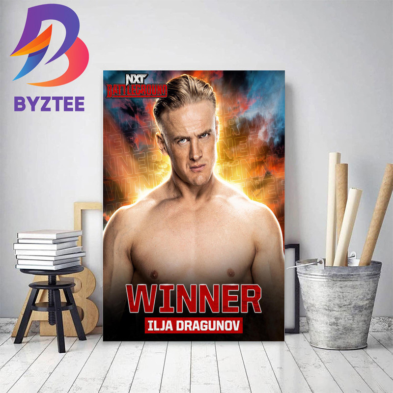 Ilja Dragunov Is The Last Man Standing At NXT Battleground Home Decor Poster Canvas.jpg