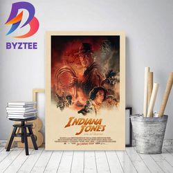 indiana jones and the dial of destiny decor poster canvas