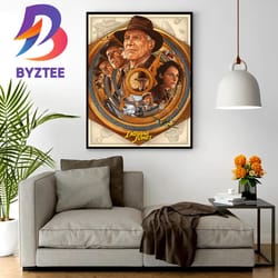 indiana jones new poster art by fan home decor poster canvas