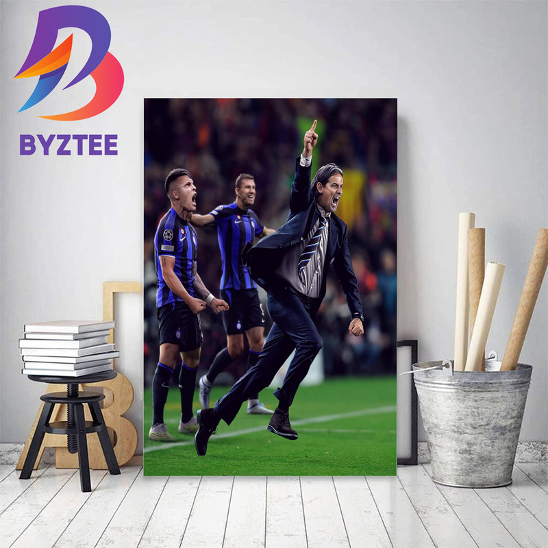 Inter Milan Reach Their First UEFA Champions League Final Since 2010 Home Decor Poster Canvas.jpg