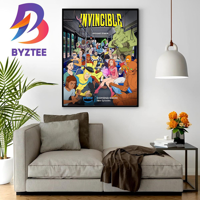 Invincible Season 2 New Poster Home Decor Poster Canvas.jpg