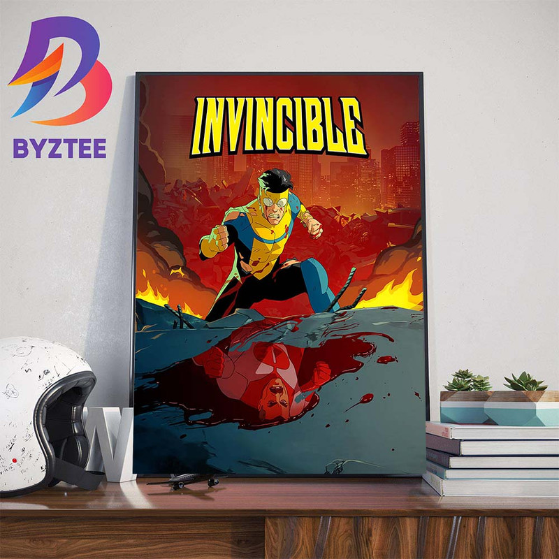 Invincible Season 2 Official Poster Wall Decor Poster Canvas.jpg