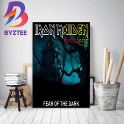 iron maiden poster for fear of the dark in the future past tour 2023 home decor poster canvas