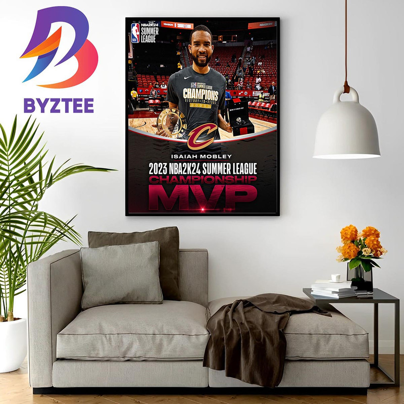 Isaiah Mobley Is The 2023 NBA2K24 Summer League Championship MVP Home Decor Poster Canvas.jpg
