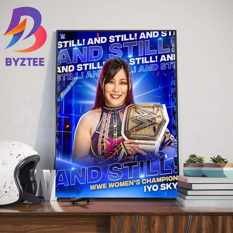 Iyo Sky And Still WWE Womens Champion Wall Decor Poster Canvas.jpg