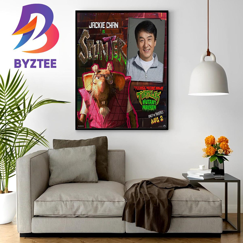 Jackie Chan As Splinter In TMNT Movie Mutant Mayhem Home Decor Poster Canvas.jpg