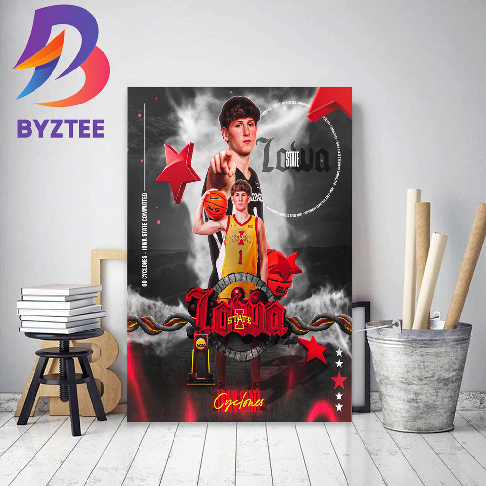 Jackson Paveletzke Committed Iowa State Decor Poster Canvas.jpg