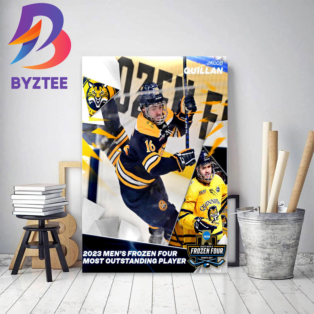 Jacob Quillan 2023 Mens Frozen Four Most Outstanding Player Decor Poster Canvas.jpg