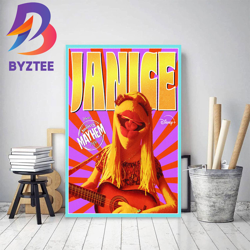 Janice In The Muppets Mayhem Of Disney Home Decor Poster Canvas.jpg