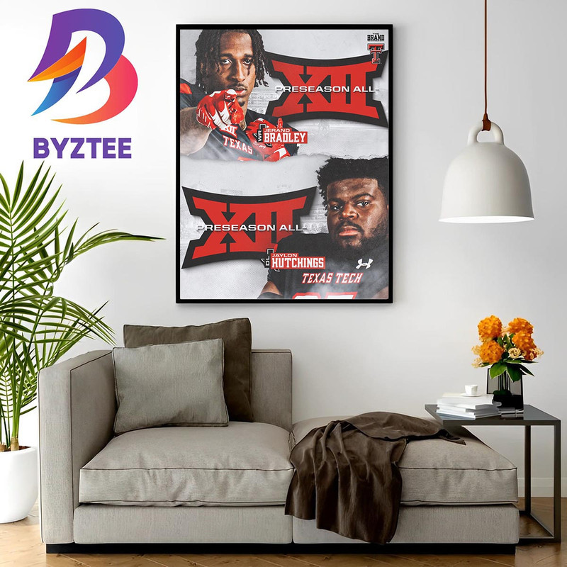 Jerand Bradley And Jaylon Hutchings Are The 2023 Preseason All Big 12 Honors Home Decor Poster Canvas.jpg