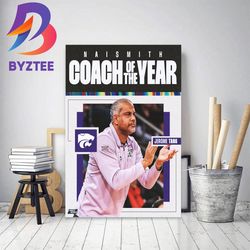 jerome tang is 2023 naismith coach of the year decor poster canvas