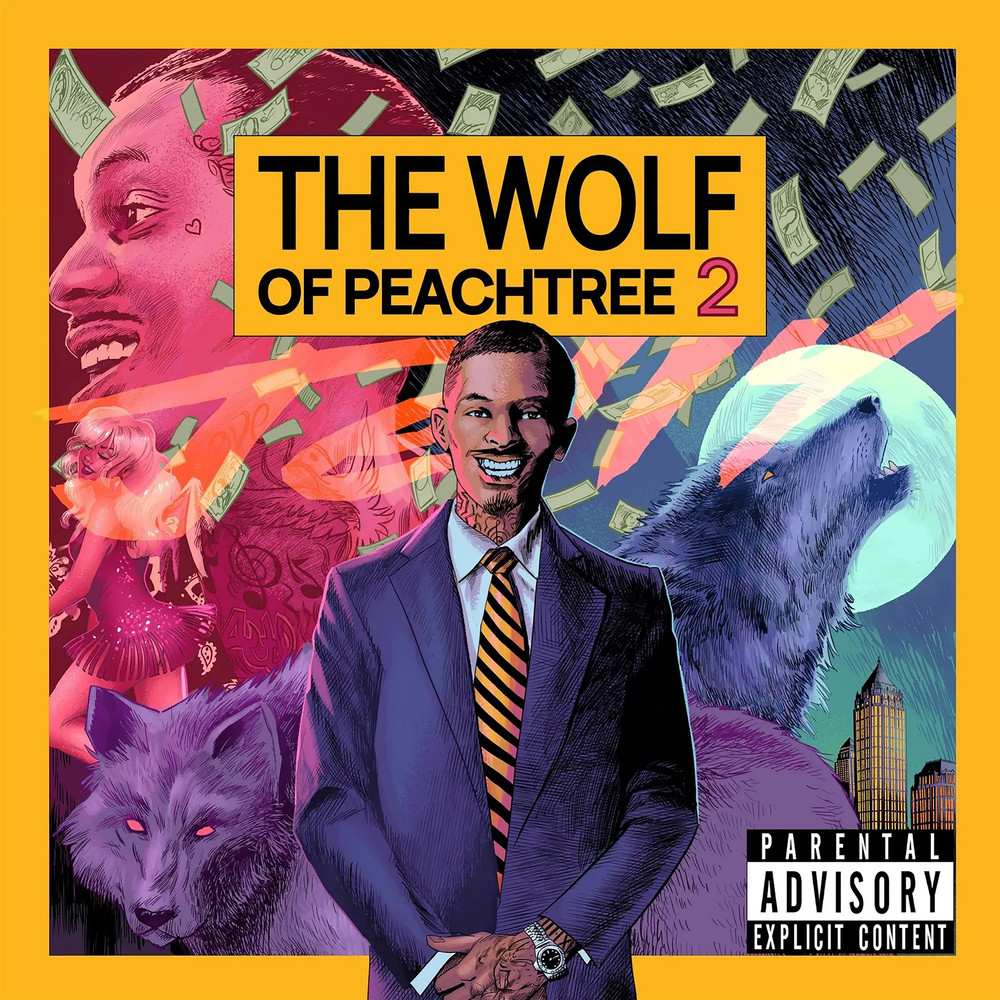 Jelly And Pi'erre Bourne - Wolf Of Peachtree 2 - Album Cover POSTER.jpg