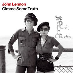 john lennon gimme some truth  album cover poster