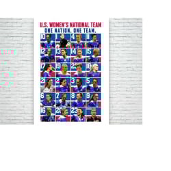 united states women's national soccer team poster /