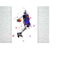 vince carter poster, canvas print, kids gift, home