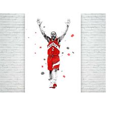 kawhi leonard poster, canvas print, kids gift, home