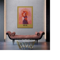 the sun, sun tarot, dark academia, tarot card,