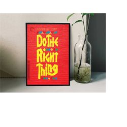 do the right thing movie poster film/room decor
