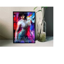 ghost in the shell movie poster film/room decor