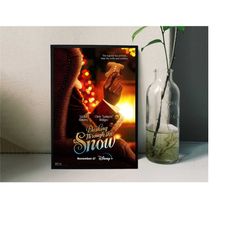 dashing through the snow movie poster film/room decor