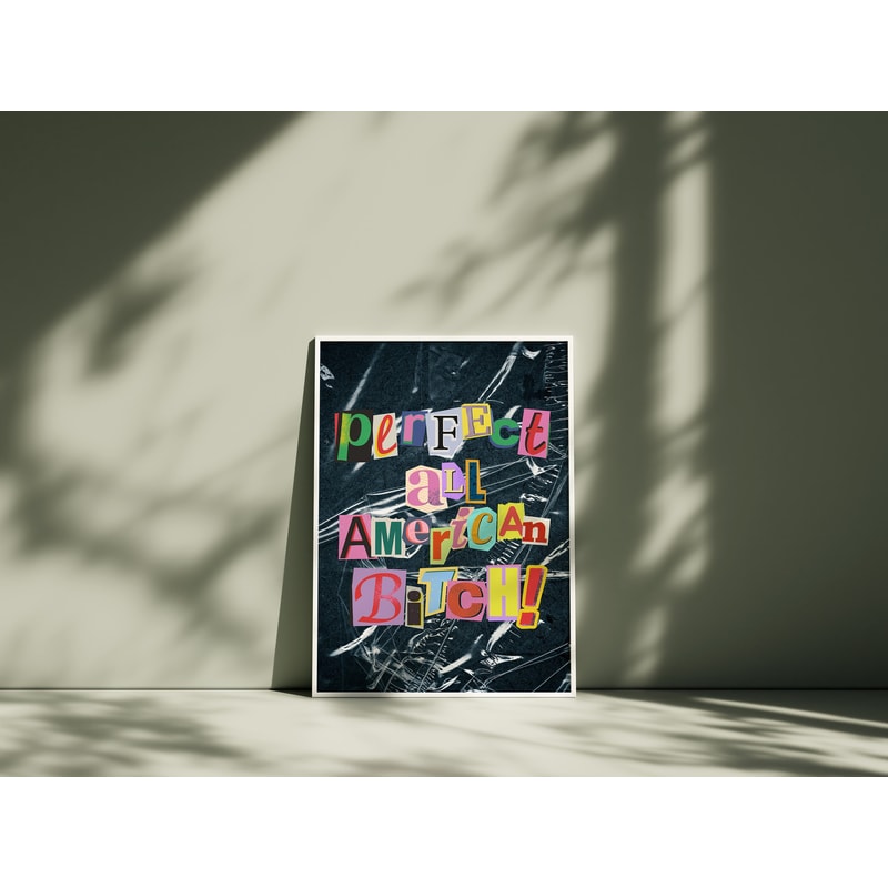 All American Bitch-Digital Download-Large Olivia Rodrigo Art-Magazine Poster-Digital Print Art-Olivia Rodrigo Art-Guts Olivia Rodrigo Prints.jpg