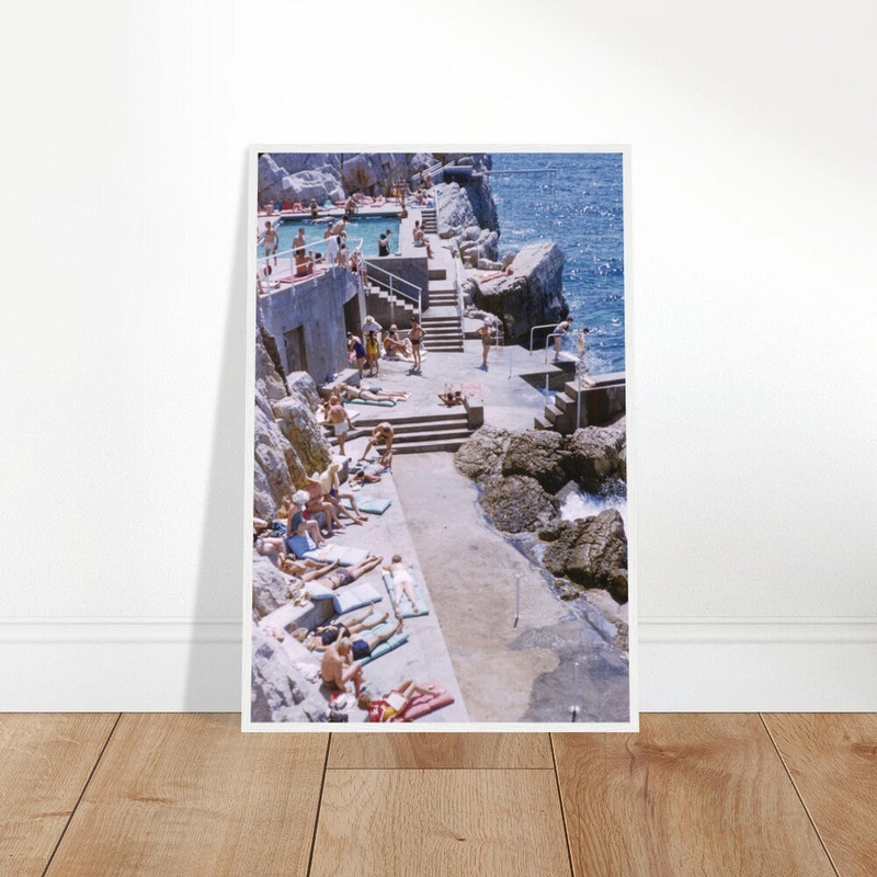 Framed Photograph Print Wall Art, Capri Italy Photo, Classic Vintage Photograph, Fine Art Decorative Retro Multicolor Boho Framed Photograph.jpg