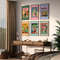 Gallery Set of 6 Prints, Trendy Art Print, Apartment Art, Art for Dorm, Fun Art Prints, Retro Comic Posters, Fun Posters, Preppy Art Prints.jpg