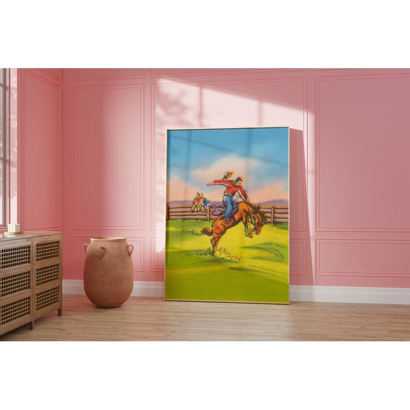 Giddy Up Art, Cowboy Boots Art, Retro Cowboy Art, Giddy Up Art Print, Giddy Up Quote, Coastal Cowgirl, Large Wall Art, Girly Art Prints.jpg