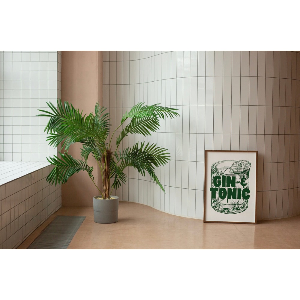 Gin and Tonic-Digital Download-Cocktail Art-Retro Print-Cheers Art Print-Trendy Art-70s Art Print-Girly Art-Cocktail Art-Trendy Bar Art.jpg