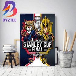 florida panthers vs vegas golden knights for 2023 stanley cup final decor poster canvas