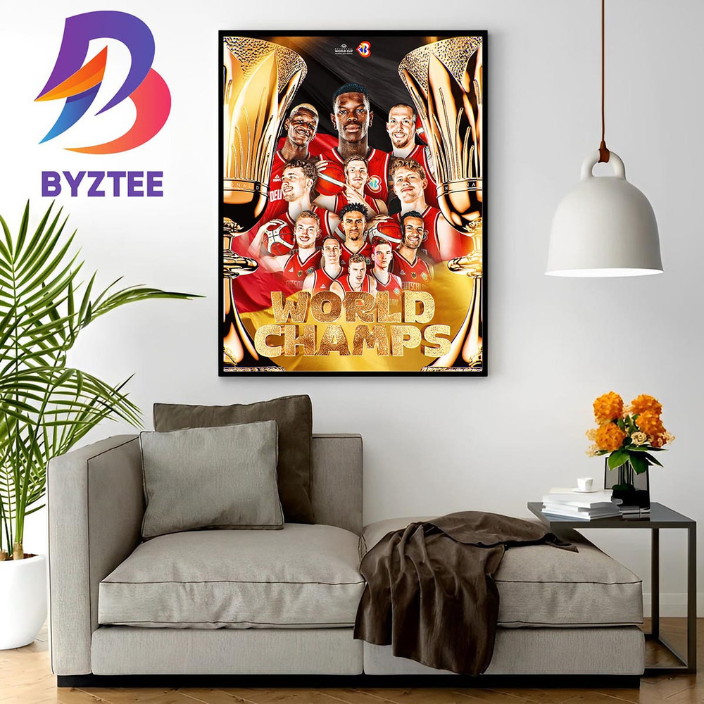 Germany Are The World Champions 2023 FIBA Basketball World Cup Wall Decor Poster Canvas.jpg