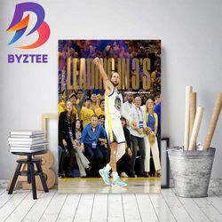 golden state warriors leading in 3's 2023 nba playoffs decor poster canvas