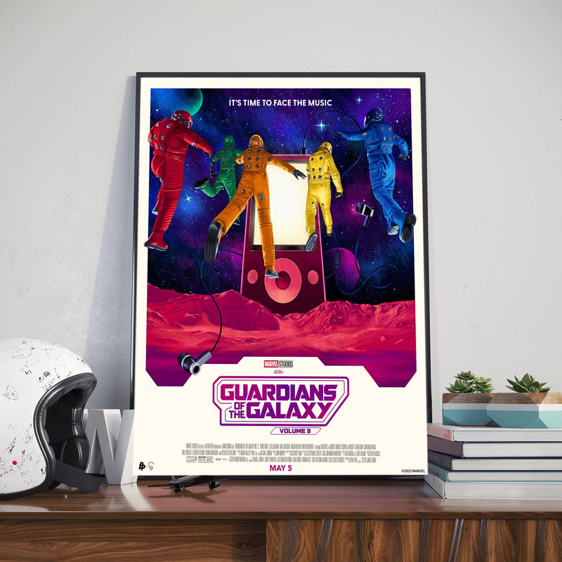 Guardians Of The Galaxy Vol 3 Inspired By Fan Art Poster Home Decor Poster Canvas.jpg