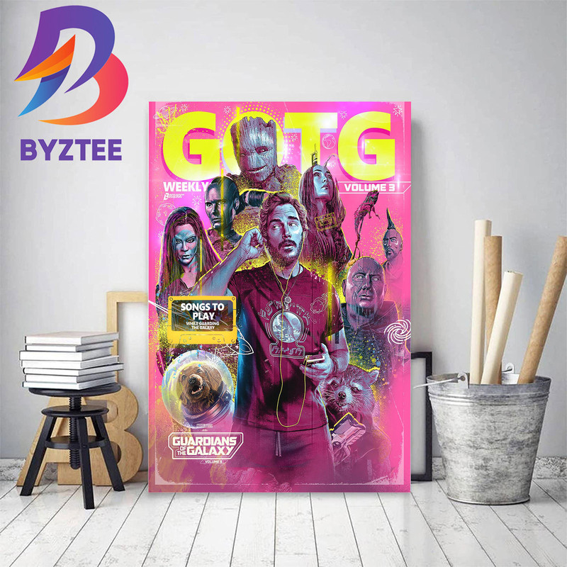 Guardians Of The Galaxy Vol 3 Of Marvel Studios Fan Art Poster Home Decor Poster Canvas.jpg