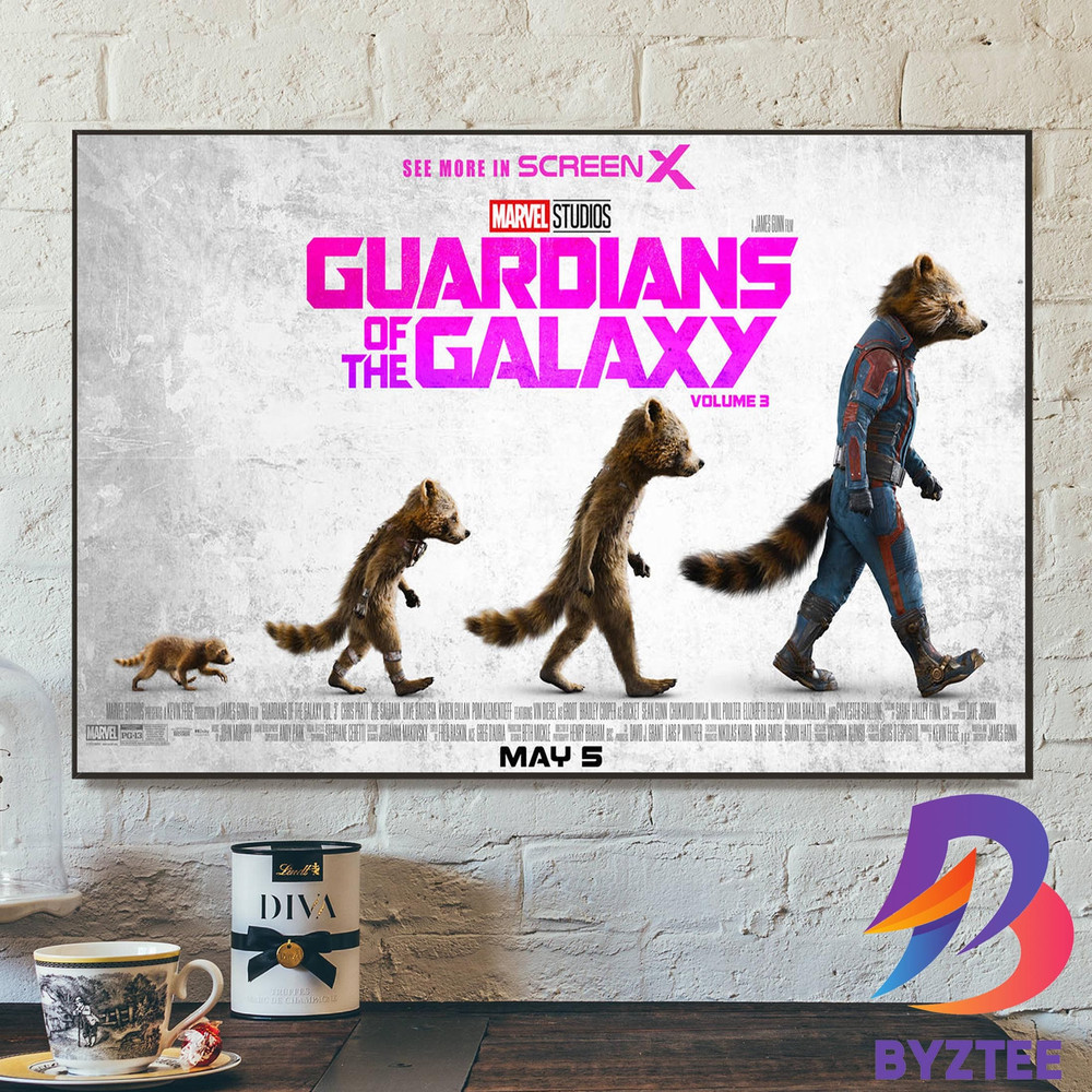 Guardians Of The Galaxy Vol 3 ScreenX Official Poster Decor Poster Canvas.jpg