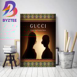 gucci cruise 2024 fashion show debuts at gyeongbokgung palace home decor poster canvas