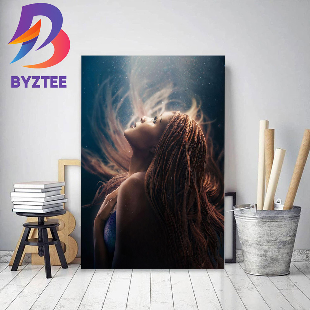 Halle Bailey As Ariel In The Little Mermaid Of Disney Home Decor Poster Canvas.jpg