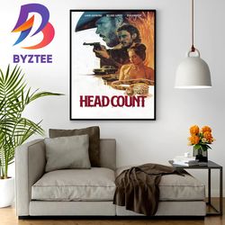 head count new poster feat aaron jakubenko melanie zanetti and ryan kwanten home decor poster canvas