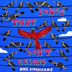rare americans (songs that don_t belong) album cover poster