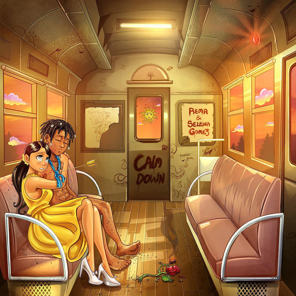 Rema And Selena Gomez (Calm Down) Album Cover POSTER.jpg