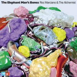 roc marciano and the alchemist (the elephant man_s bones) album cover poster 1