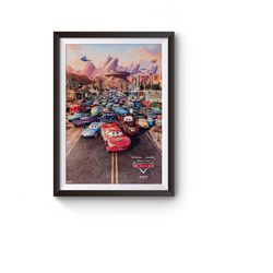disney cars 2006 movie poster wall art print,