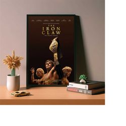 the iron claw movie poster, high quality canvas