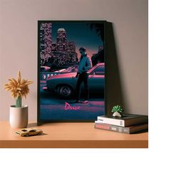 drive movie poster, high quality canvas poster, drive