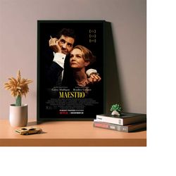 maestro movie poster, high quality canvas poster, maestro