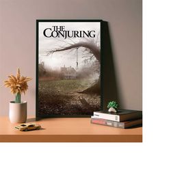 the conjuring movie poster, high quality canvas poster,