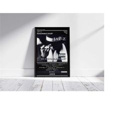 jay-z poster | reasonable doubt poster | music