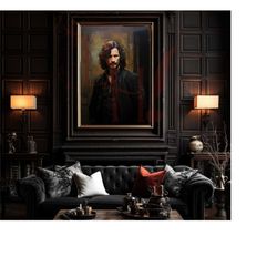 wizard portrait fine art print hp godfather poster